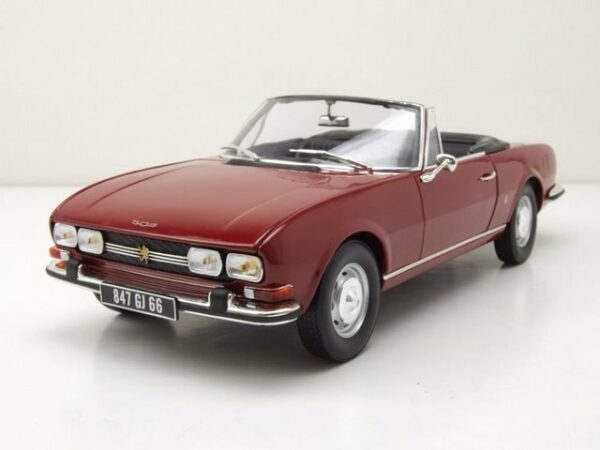 Norev Modellauto Peugeot 504 Cabrio 1969 rot Modellauto 1:18 Norev