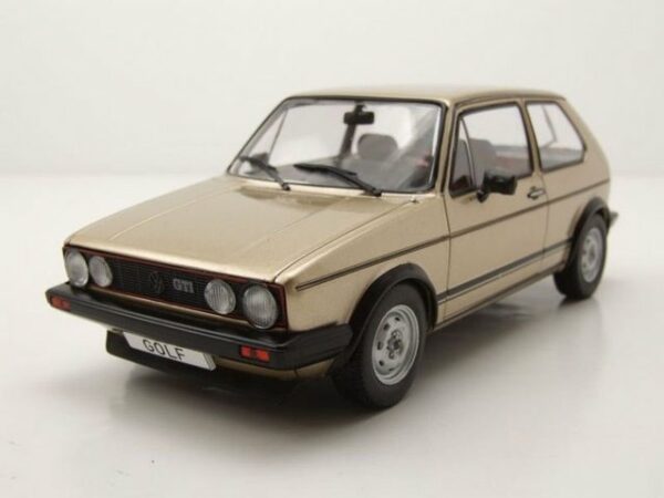 Whitebox Modellauto VW Golf 1 GTI gold Modellauto 1:24 Whitebox