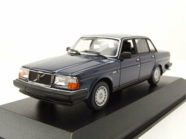 Maxichamps Modellauto Volvo 240 GL 1986 dunkelblau Modellauto 1:43 Maxichamps