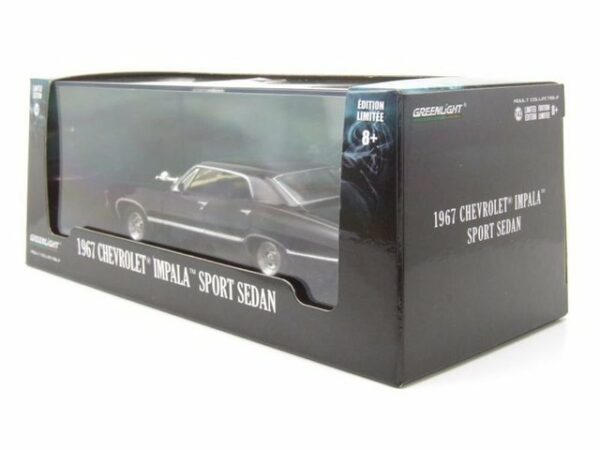 GREENLIGHT collectibles Modellauto Chevrolet Impala Sport Sedan 1967 schwarz