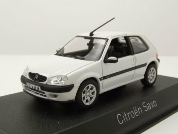 Norev Modellauto Citroen Saxo VTS 2000 weiß Modellauto 1:43 Norev