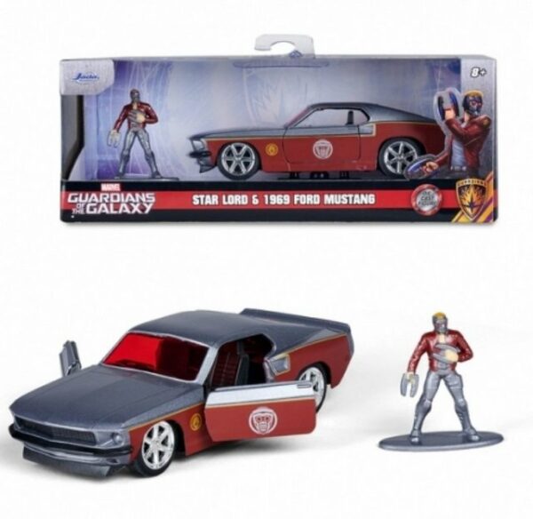 JADA Modellauto Modellauto Marvel Fastback 1969 Ford Mustang mit Figur 1:32 253223017