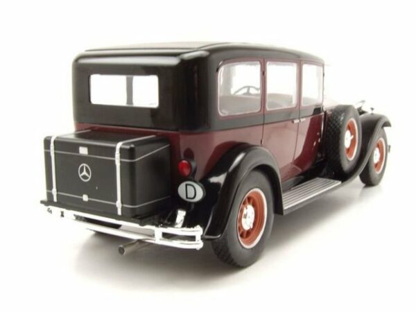 MCG Modellauto Mercedes Typ Nürburg 460/460 K (W08) 1928 dunkelrot schwarz Modellauto