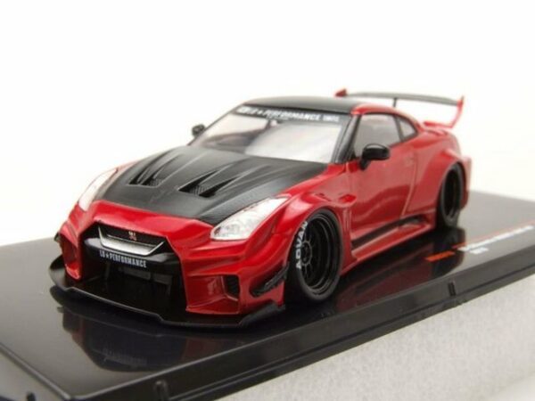 ixo Models Modellauto Nissan 35GT-RR LB-Silhouette WORKS GT R35 GT-R 2019 rot metallic Model