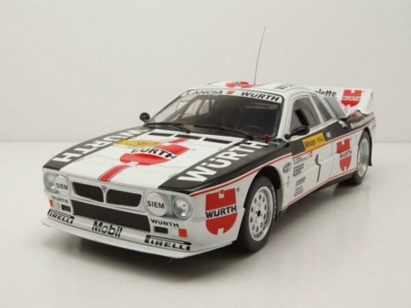 ixo Models Modellauto Lancia 037 #1 Rallye WM Deutschland 1983 weiß Röhrl Geistdörfer Modell