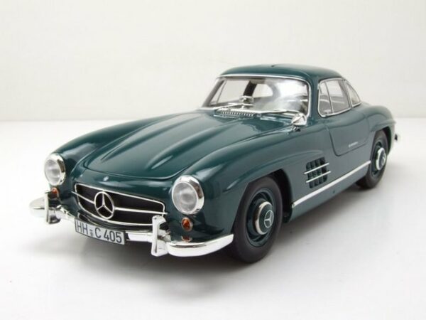 Norev Modellauto Mercedes 300 SL Flügeltürer 1954 grün Modellauto 1:18 Norev