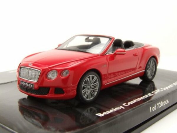 Minichamps Modellauto Bentley Continental GTC Speed Cabrio 2012 rot Modellauto 1:43 Minicham