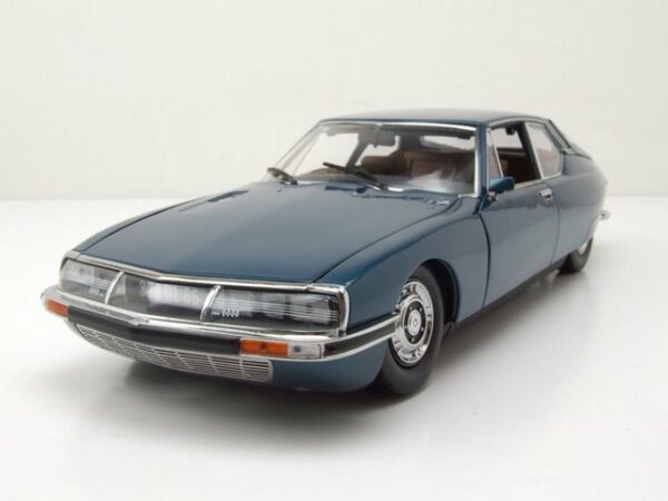 Norev Modellauto Citroen SM 1972 blau metallic Modellauto 1:18 Norev