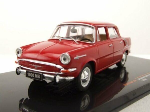 ixo Models Modellauto Skoda 1000 MB 1968 rot Modellauto 1:43 ixo models