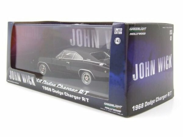 GREENLIGHT collectibles Modellauto Dodge Charger R/T 1968 schwarz John Wick Modellauto 1:43 Greenlight