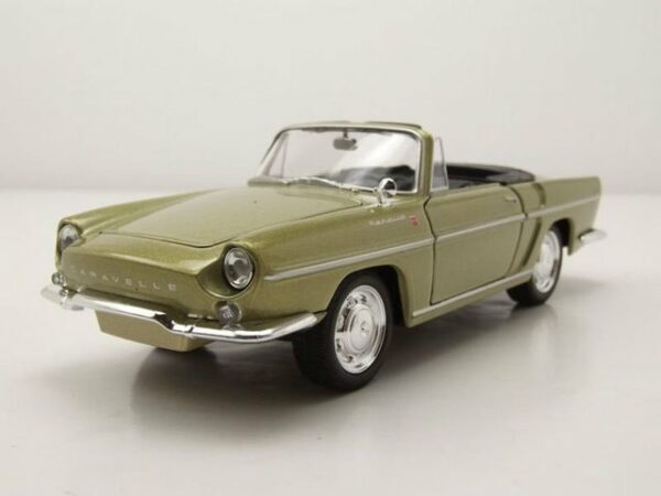 Welly Modellauto Renault Caravelle Cabrio 1959 grün Modellauto 1:24 Welly