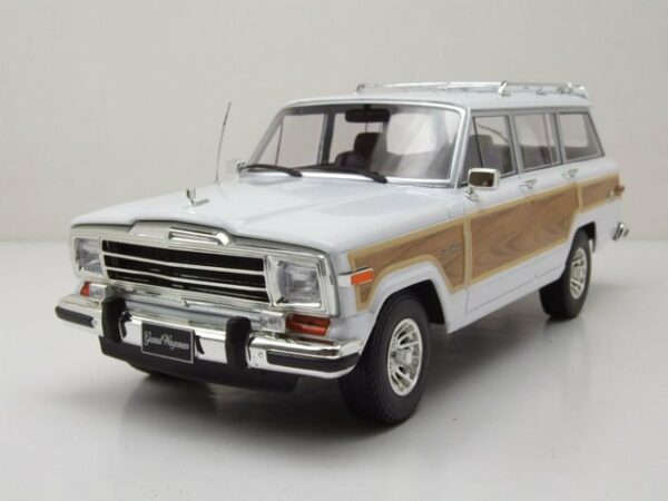 KK Scale Modellauto Jeep Grand Wagoneer 1989 weiß Modellauto 1:18 KK Scale