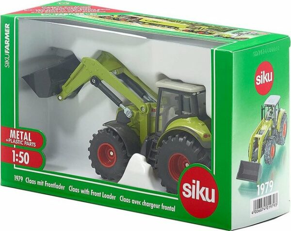 Siku Modellauto Siku 1979 Claas Axion 850 mit Frontlade