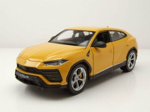 Welly Modellauto Lamborghini Urus 2017 gelb Modellauto 1:24 Welly