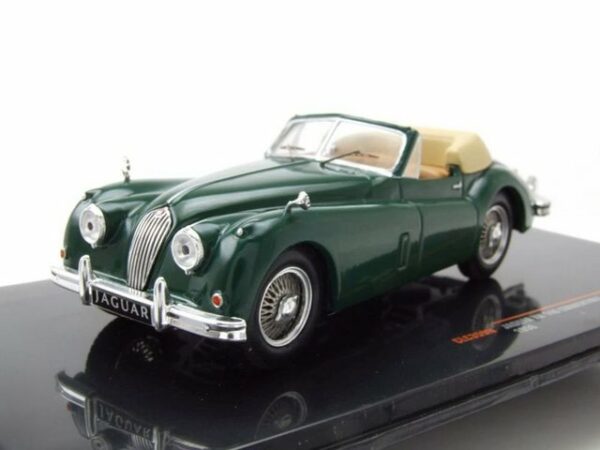 ixo Models Modellauto Jaguar XK 140 DHC RHD 1956 grün Modellauto 1:43 ixo models