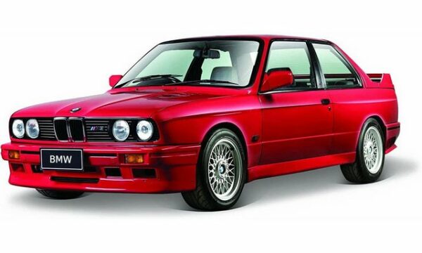 Bburago Modellauto BMW 3 Series M3 1988 (rot)