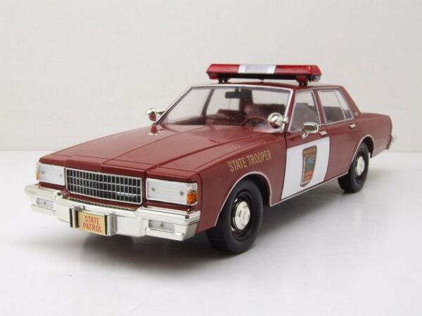 GREENLIGHT collectibles Modellauto Chevrolet Caprice Minnesota State Trooper 1987 rot Fargo Modellauto