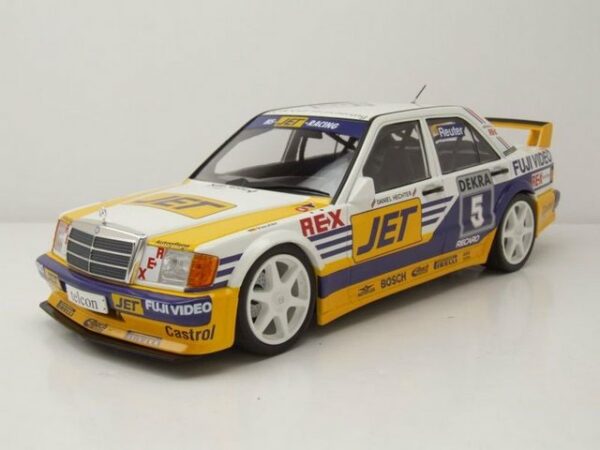 Minichamps Modellauto Mercedes 190E 2.5-16 Evo 1 W201 1989 Team MS-JET Manuel Reuter Modella