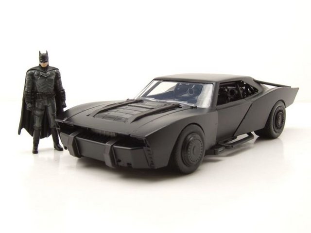 JADA Modellauto Batmobile The Batman 2022 schwarz mit Figur Modellauto 1:24  Jada Toys, Maßstab 1:24 hier kaufen 