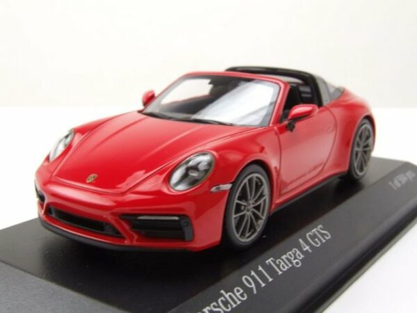 Minichamps Modellauto Porsche 911 992 Targa 4 GTS 2022 rot Modellauto 1:43 Minichamps