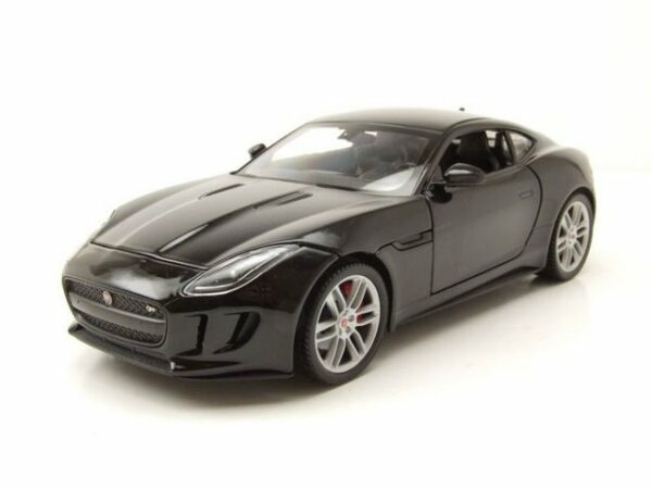 Welly Modellauto Jaguar F-Type Coupe 2015 schwarz Modellauto 1:24 Welly