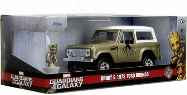 JADA Modellauto Modellauto H.R.Marvel Groot 1973 Ford Bronco mit Figur 1:32 253223018