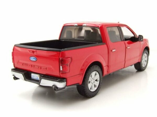 Motormax Modellauto Ford F-150 Lariat Crew Cab Pick Up 2019 rot Modellauto 1:24 Motormax