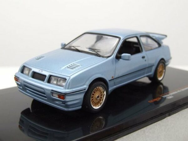 ixo Models Modellauto Ford Sierra RS Cosworth 1987 graublau metallic Modellauto 1:43 ixo