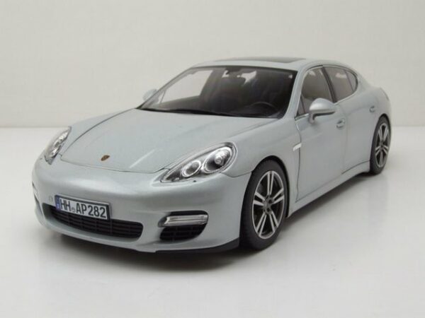 Norev Modellauto Porsche Panamera Turbo 2009 silber Modellauto 1:18 Norev