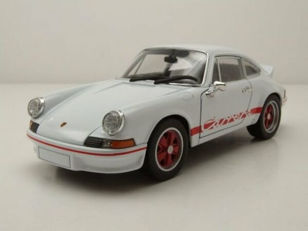 Welly Modellauto Porsche 911 Carrera RS 2.7 1973 weiß Modellauto 1:24 Welly