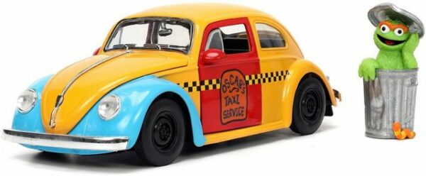 JADA Modellauto Modellauto H.R.Sesame Street 1959 VW Beetle mit Figur 1:24 253255059