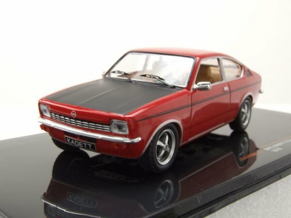 ixo Models Modellauto Opel Kadett C Coupe SR 1976 rot schwarz Modellauto 1:43 ixo models