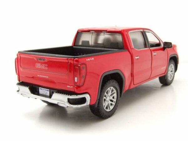 Motormax Modellauto GMC Sierra 1500 SLT Crew Cab Pick Up 2019 rot Modellauto 1:24 Motormax