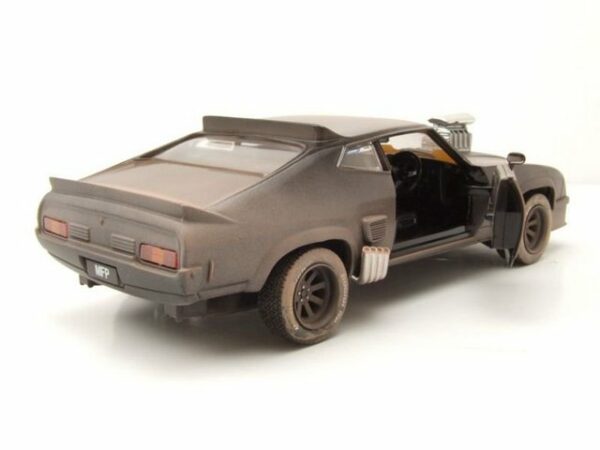 GREENLIGHT collectibles Modellauto Ford Falcon XB Interceptor V8 1973 schwarz verschmutzt Mad Max ähnlich