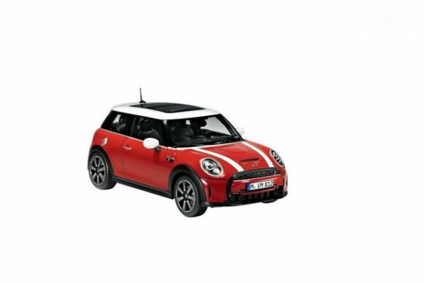 MINI Modellauto MINI Cooper SE Miniatur 1:18 Sammlermodell Chilid Red Rot Modellauto