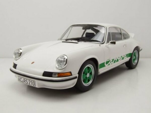 Norev Modellauto Porsche 911 RS Carrera 1973 weiß Modellauto 1:12 Norev