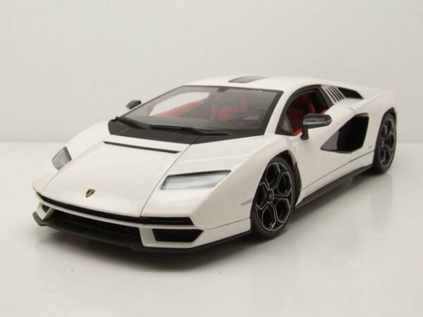 Maisto® Modellauto Lamborghini Countach LPI 800-4 weiß Modellauto 1:18 Maisto