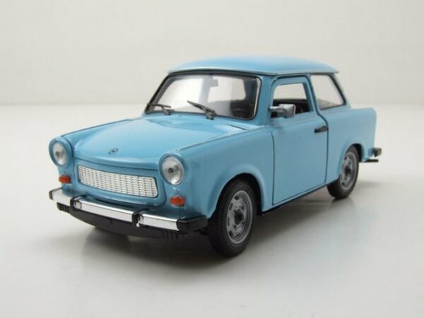 Welly Modellauto Trabant 601 himmelblau Modellauto 1:24 Welly