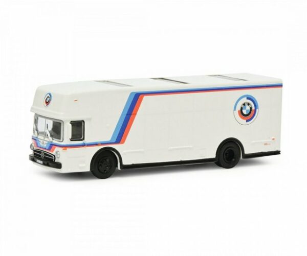 Schuco Modellauto 452668100 Schuco Renntransporter BMW 1:87