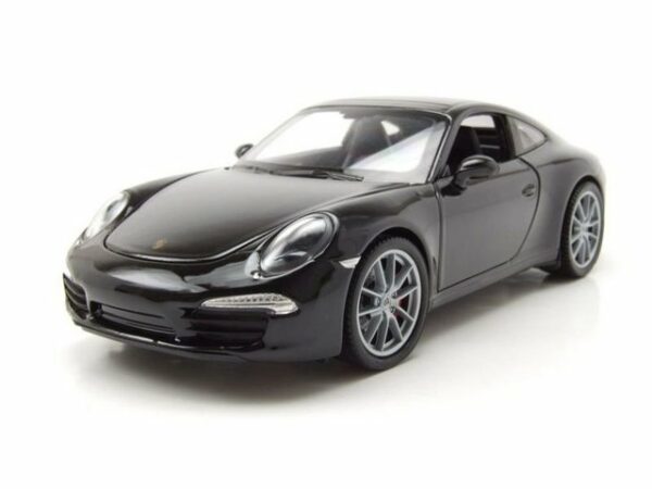 Welly Modellauto Porsche 911 (991) Carrera S 2012 schwarz Modellauto 1:24 Welly