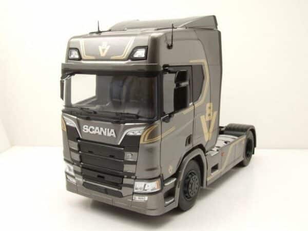 Premium ClassiXXs Modellauto Scania R-Serie Topline Zugmaschine 2019 grau metallic Modellauto 1:18