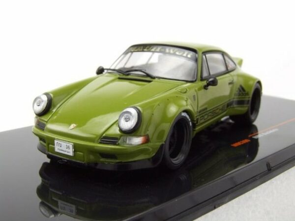 ixo Models Modellauto Porsche 911 RWB Rauh-Welt oliv Modellauto 1:43 ixo models